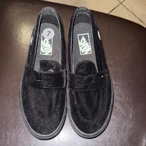 Vans Classic Black Slip-On Loafers